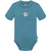 Normani Baby Merino Kurzarmbody „Tihoi" und Hose „Tutira" - 9613