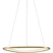 QAZQA Design-Hängeleuchte Gold 3-Stufen-Dimmbar - Organico