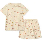 Liewood Ilford Pyjama 2-teiliges Set, Dream/Ecru, 116