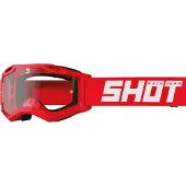 Shot Rocket Kid 2.0 Kinder Motocross Brille, rot, Einheitsgröße