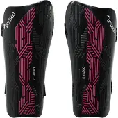 Precision Schienbeinschoner Fußball Origin.0 Strap schwarz-rosa medium