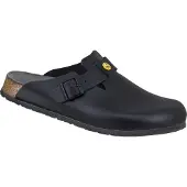 Birkenstock Damen-/Herrenpantolette 'Boston' ESD schwarz, normal 1 St Schuhe