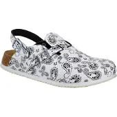 Birkenstock Clog Kay Superlauf, Birko-Flor, Paisley Black/White, schmal 1 St Schuhe