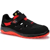 ELTEN Sicherheitssandale LONNY 719301 EASY S1PS ESD Gr. 46 schwarz/rot