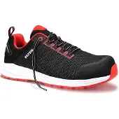 ELTEN Sicherheitshalbschuh LIVAS 720831 S1P ESD Gr. 42 schwarz/rot