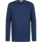 Mey Langarmshirt "Solid Night" T-Shirt aus Interlock-Jersey