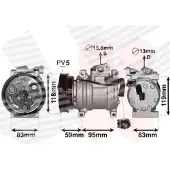 VAN WEZEL 8300K200 HS09 Klimaanlage Klimakompressor für KIA PICANTO (TA)
