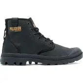 Palladium Pampa Hi Coated in Schwarz – 10 UK - 44.5 EU - 11 US / Black