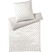 JOOP! Mako-Satin-Kissenbezug einzeln Cornflower Double Farbe Light cream Größe 80x80