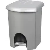 PLAST TEAM Vertriebs GmbH plast team Tret-Abfalleimer 16 Liter silber