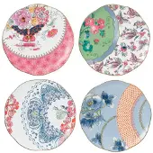 Wedgwood 'Butterfly Bloom' Dessertteller-Set 4-tlg. 20 cm Butterfly Bloom 5C107800053