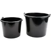 Horka Eimer 22l Schwarz Schwarz One Size
