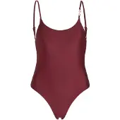Karl Lagerfeld Karl Cheeky Swimsuit Windsor Burgundy Größe: M | Badeanzüge Outlet | Damen | Braun
