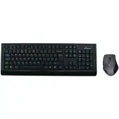 MediaRange TASTATUR QWERTY SCHWARZ MROS104-UK inkl. Maus kabellos