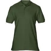 Gildan 85800 | Premium Baumwolle Double Piqué Sport Polo T-Shirt - Farbe: Forest Green - Größe: 3XL