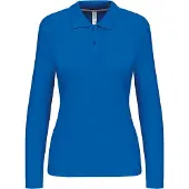 Kariban Damen Piqué Poloshirt Langarm