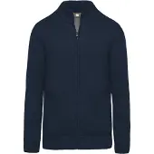 WK. Designed To Work Fleece-gefütterte Strickjacke