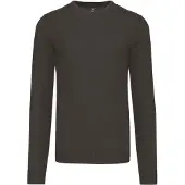 Kariban Pullover mit Rundhalsausschnitt