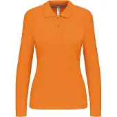 Kariban Damen Piqué Poloshirt Langarm