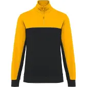 WK. Designed To Work Sweatshirt umweltfreundlicher Reissverschlusskragen