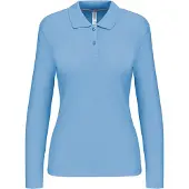 Kariban Damen Piqué Poloshirt Langarm