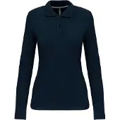 Kariban Damen Piqué Poloshirt Langarm