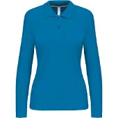 Kariban Damen Piqué Poloshirt Langarm