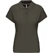 Kariban Baumwolle Classics-20.K242 Damen Piqué Polo Gr. XXL dark khaki