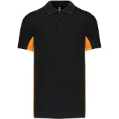 Kariban Cotton Classics-20.K232 Poloshirt Gr. L black/orange