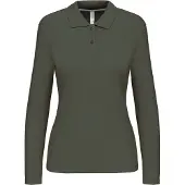 Kariban Damen Piqué Poloshirt Langarm