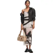 Desigual Sommerkleid 25SWVK56 Bunt Regular Fit