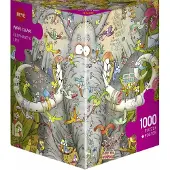 Heye Elephant’s Life, 1000 Teile, 1000 Stück(e), Kunst