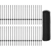 vidaXL Sechseckzaun mit Pfosten 100 x 0,8 m PVC-beschichteter Stahl