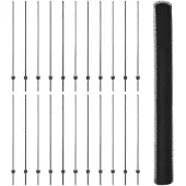 vidaXL Sechseckzaun mit Pfosten 50 x 1,6 m PVC-beschichteter Stahl