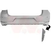 VAN WEZEL Heckstoßstange Stoßfänger Hinten für VW Golf VII Schrägheck (5G1, BQ1, BE1, BE2) Golf VII Kastenwagen (5G1) Golf VII Van (BA5)