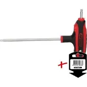 Ks Tools Werkzeuge-Maschinen GmbH T-Griff-Torx-Winkelstiftschlüssel,Bohrung, TB20, auf Hänger