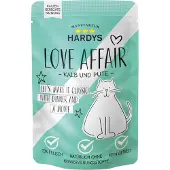 Hardys Love Affair Kalb und Pute Nassfutter Katze (Beutel)