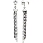Leonardo 024317 Damen-Ohrhänger Ohrringe Atura Schwarz/Weiß
