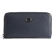 Mandarina Duck Mellow Leather Zip Around Wallet Blau