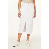 Scotch & Soda Midi Skirt Blanc De Blanc Größe: W24 | Midiröcke Outlet | Damen