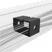 B-Tech BT8390-CMC, Kabelmanagementklemme, Schwarz, 1 Stück(e)