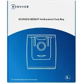Ecovacs DDB030025, Staubbeutel, Staubsaugerroboter, Weiß, , X5 Family/X2 OMNI/T30S PRO/T30S, 3 Stück(e)