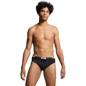 Puma Badeslip "SWIM MEN LOGO SWIM BRIEF" mit elastischem Logobund