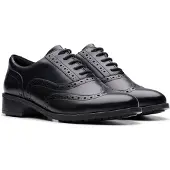 Clarks Shoes Havm Oak 26178709 4, Schnürschuhe in Schwarz für Damen, Größe 37