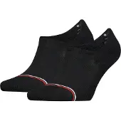 Tommy Hilfiger Füßlinge "TH UNI TJ FOOTIE 2P ICONIC" 2 Paar, Mit eingestricktem Flag-Label