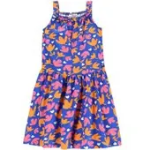 COCCODRILLO Sommerkleid WC5129301FGK Blau Regular Fit
