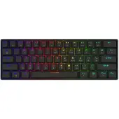 Savio BLACKOUT X2 BLUE, Kabelgebunden, USB, Mechanischer Switch, QWERTY, RGB-LED, Schwarz