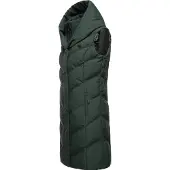 Ragwear Steppweste "Natalka Vest" stylische, gesteppte Winterweste mit gefütterter Kapuze