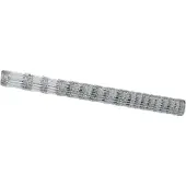 vidaXL Wildzaun Feuerverzinkt 1000 x 150 x 0,18 cm Eisen