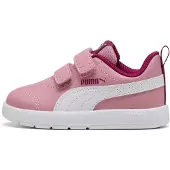 Puma Niedrige Kinder Sneakers mit Klettverschluss Courtflex V3 V inf